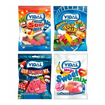 Lote Surtido VIDAL 90 gr. - Caja de 32 unidades