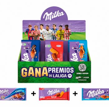 Lote Tabletas Milka ( 15 Oreo + 15 Chips Ahoy + 10 Biscof )