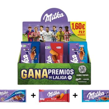 Lote Tabletas Milka 90 gr. - Caja 40 Unidades
