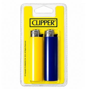 Mechero Clipper Brio Flint Medium - Display 2 unidades - Caja 50 Displays 2
