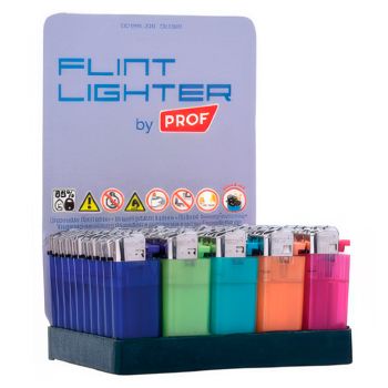 Mechero Piedra MINI Translucido - Caja de 50 unidades