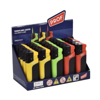 Mechero Turboflame Fancy Color - Caja de 25 unidades