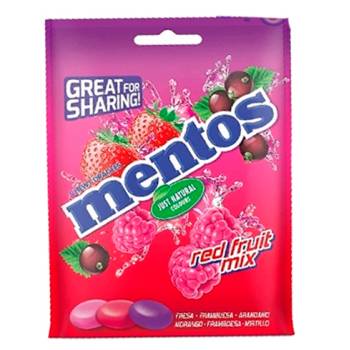 Mentos Berry Mix - BOLSA 160 gr. - Caja de 7 unidades