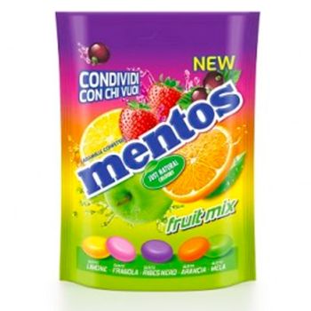 Mentos Fruit Mix - BOLSA 160 gr. - Caja de 7 unidades