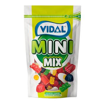 Mini Mix caja 10 bolsas doypacks autocierre 180g - Vidal