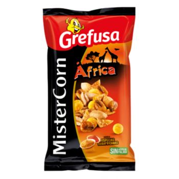 Mister Corn Sabores de África de GREFUSA 97 gr. - Caja 18 unidades