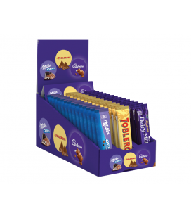 Mix Chocolatinas (Countline, Toblerone, Cadbury) - Caja 36 unidades