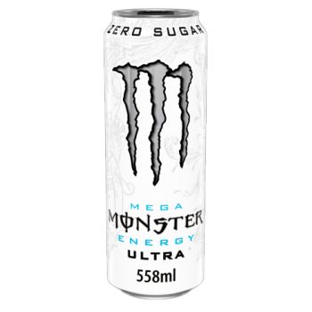 Monster MEGA Ultra White 558 ml. - Caja 12 unidades - Lata con autocierre y más cantidad