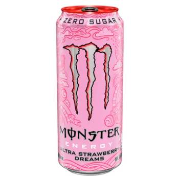 Monster Ultra Strawberry Dreams 500 ml. - 1/2 CAJA