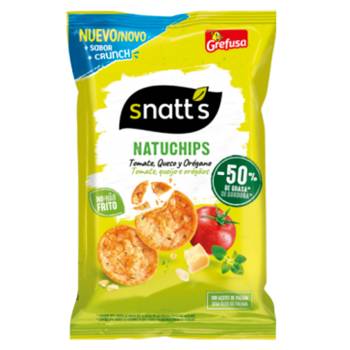NatuChips Tomate, Queso y Orégano de Grefusa 23 gr. - Pack de 8 unidades