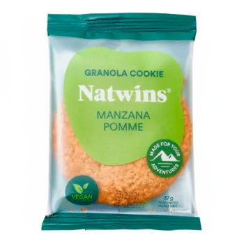 Natwins Granola Cookie Manzana 38 gr. - Caja de 36 unidades