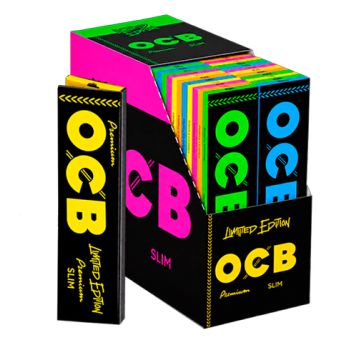 OCB Premium Fluor Slim - Caja 50 Libritos