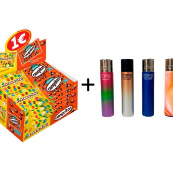 .Pack Conguitos y Lacasitos ( 0.61 € uni. ) + Clipper CP11 CARRUSEL ( 0.398 € uni. )