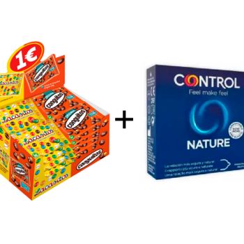 .Pack Conguitos y Lacasitos ( 0.61 € uni. ) + Control Nature de 3 unidades ( 1.175 € uni. )