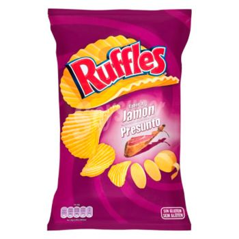 Patatas Rufles Jamón de 45 gr. - Pack de 8 unidades