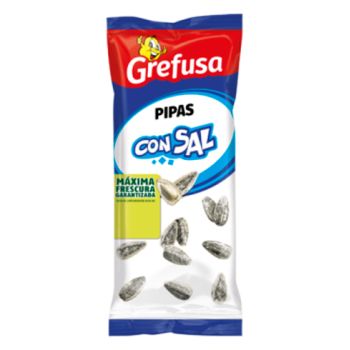 Pipas G con Sal de GREFUSA 165 gr. - Caja de 22 unidades