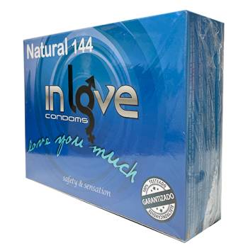 Preservativos In Love Natural - Caja de 144  Unidades para Vending al por Mayor 2