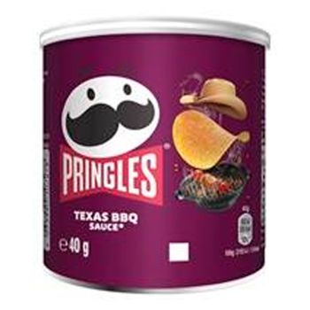 Pringles Sabor Texas BBQ 40 gr. - Pack 12 unidades