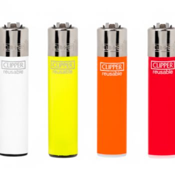 Promo Mechero Clipper Liso - Caja 48 unidades