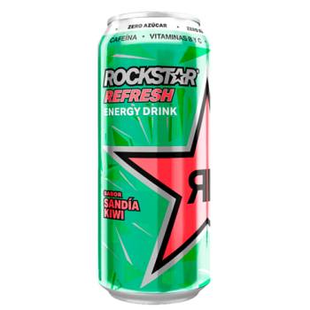 Rockstar Refresh Sandía-Kiwi de 500ml. - Caja de 12 unidades