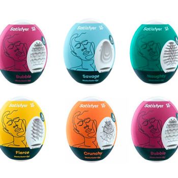Satisfyer Huevos Masturbadores  - Pack de 6 unidades - MODELOS SURTIDOS -