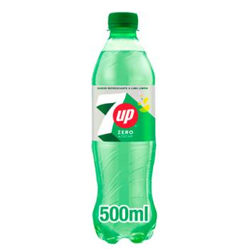 Seven Up Zero Azúcar Botella Plástico 500 ml. en promoción - Caja de 12 unid.