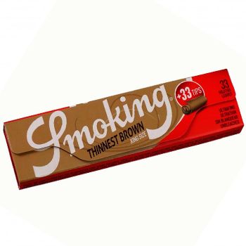 Smoking Thinnest BROWN King Size + Tips - Caja de 24 unidades