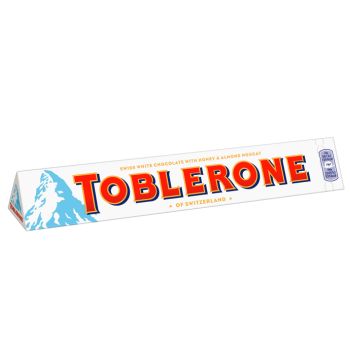 Toblerone Chocolate BLANCO Grande 100 gr. - Caja 20 unidades