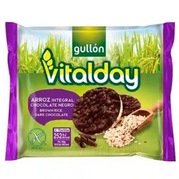 Tortitas de Arroz Integral y Chocolate Noir 26,3 gr. - Caja 8 unidades  -