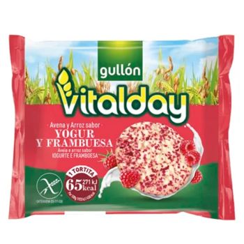 Tortitas de Avena y Arroz con YOGUR y FRAMBUESA 28 gr. - Caja de 40 unidades