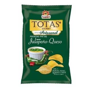 Totas Jalapeño y Queso 30gr. - Caja de 24 unidades