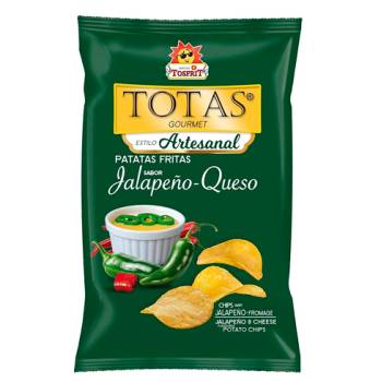 Totas Jalapeño y Queso 30gr. - Caja de 24 unidades