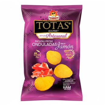 Totas Onduladas sabor Jamón 45 gr. -  Caja de 15 unidades