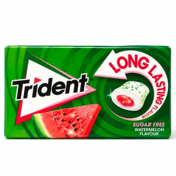 Trident 60 Minutos Watermelon 22 gr. - Caja 16 unidades