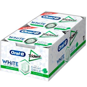 Trident ORAL-B White Spearmint  para vending al por mayor