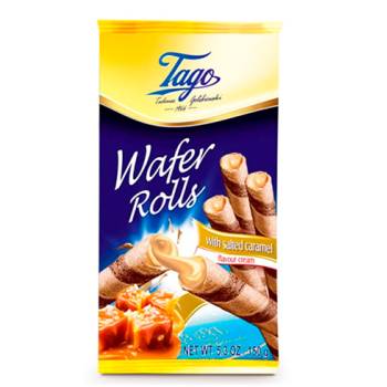 Tubitos de Caramelo Salado 150 gr. - Caja de 12 unidades