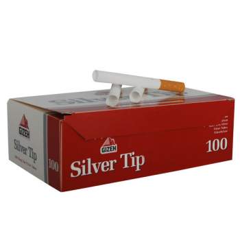 Tubos de Cigarros Gizeh (Silver Tip) 100 unidades - Pack 10 cajas, MADELVEN ®, Mayorista Vending