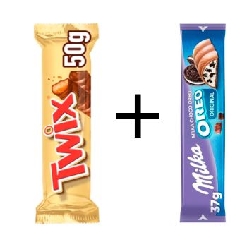 .Twix 50 gr. + Milka Oreo Countline de 37 gr