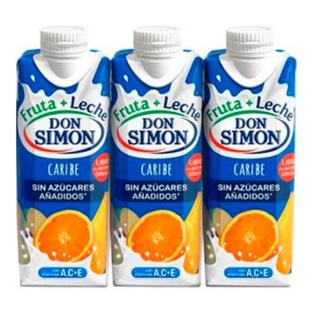 Zumo Fruta+Leche: Caribe  330 ml. - Caja 24 unidades